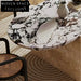 Elegant Italian Design Sintered Stone Marble Travertine Contemporary Dining Table