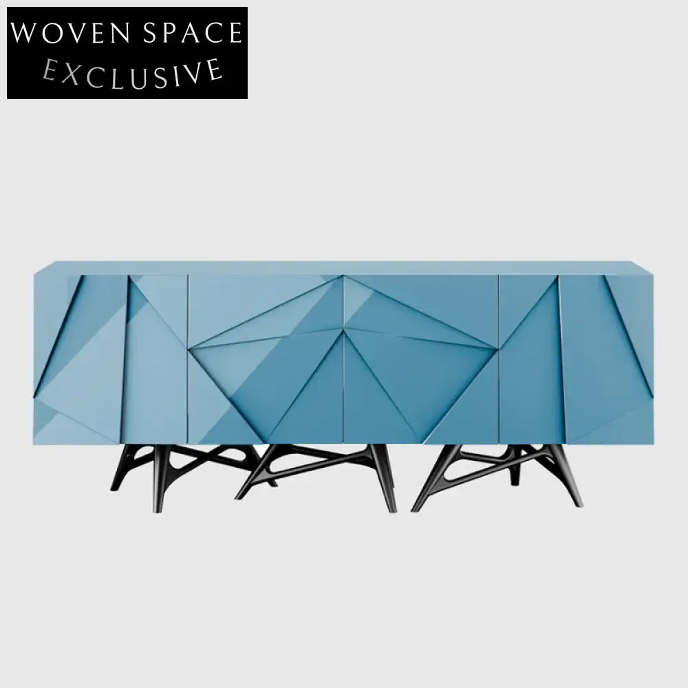 Elegant Italian Light Luxury Wooden Console Entryway Cabinet for Modern Homes