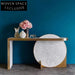 Elegant Italian Luxury Marble Gold Stainless Steel Modern Hallway Console Table