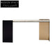 Elegant Italian Marble Top Console Table with Gold Stainless Steel Base