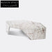 Elegant Italian Minimalist Natural Marble Irregular Coffee Table for Living Room