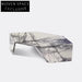 Elegant Italian Minimalist Natural Marble Irregular Coffee Table for Living Room