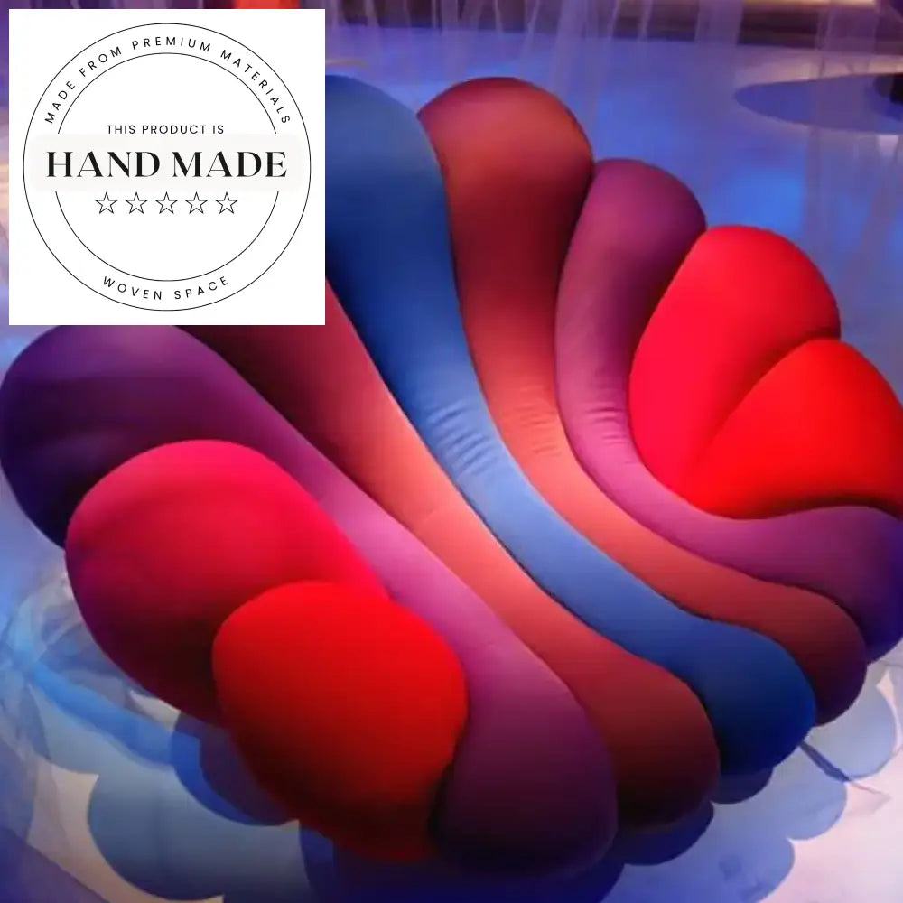 Elegant Italian Modern Anemone Design Tufted Swivel Leisure Armchair