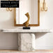 Elegant Italian Natural Marble Minimalist Living Room Console Table