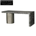 Elegant Italian Natural Marble Rectangle Top Stainless Steel Dining Table