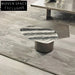Elegant Italian Natural Marble Stainless Steel Double Top Coffee Table