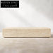 Elegant Italian Natural Stone Rectangle Travertine Living Room Center Coffee Table
