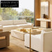 Elegant Italian Natural Stone Rectangle Travertine Living Room Center Coffee Table