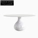 Elegant Italian Round Marble Luxury Dining Room Table with Modern Design