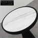 Elegant Italian Round Side Coffee Table, Glass or Marble Top Accent Table