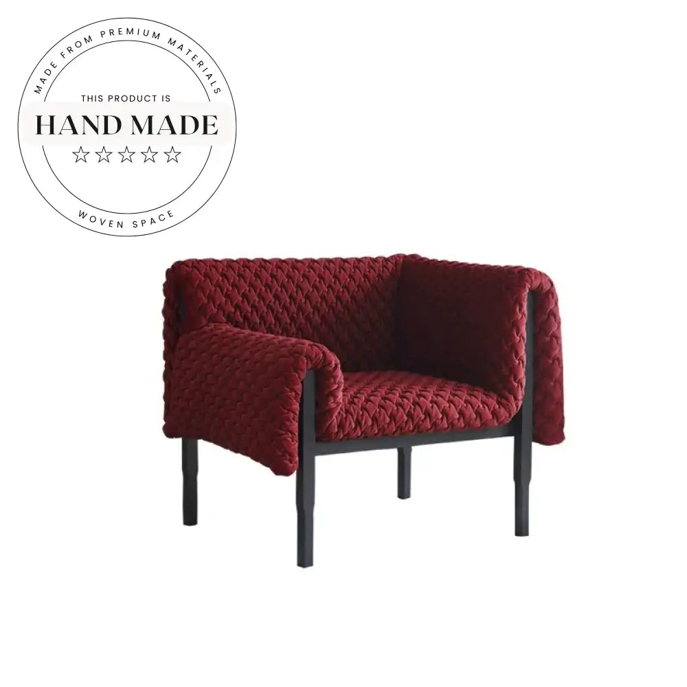 Elegant Italian Velvet Wooden Lounge Chair, Luxurious Accent Armchair for Living Room