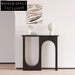 Elegant Italian Vintage Double Arch Design Wooden Console Table for Hallway Entryway