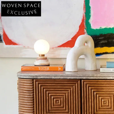 Elegant LED Marble Table Lamp for Modern Bedroom & Cafe Lighting