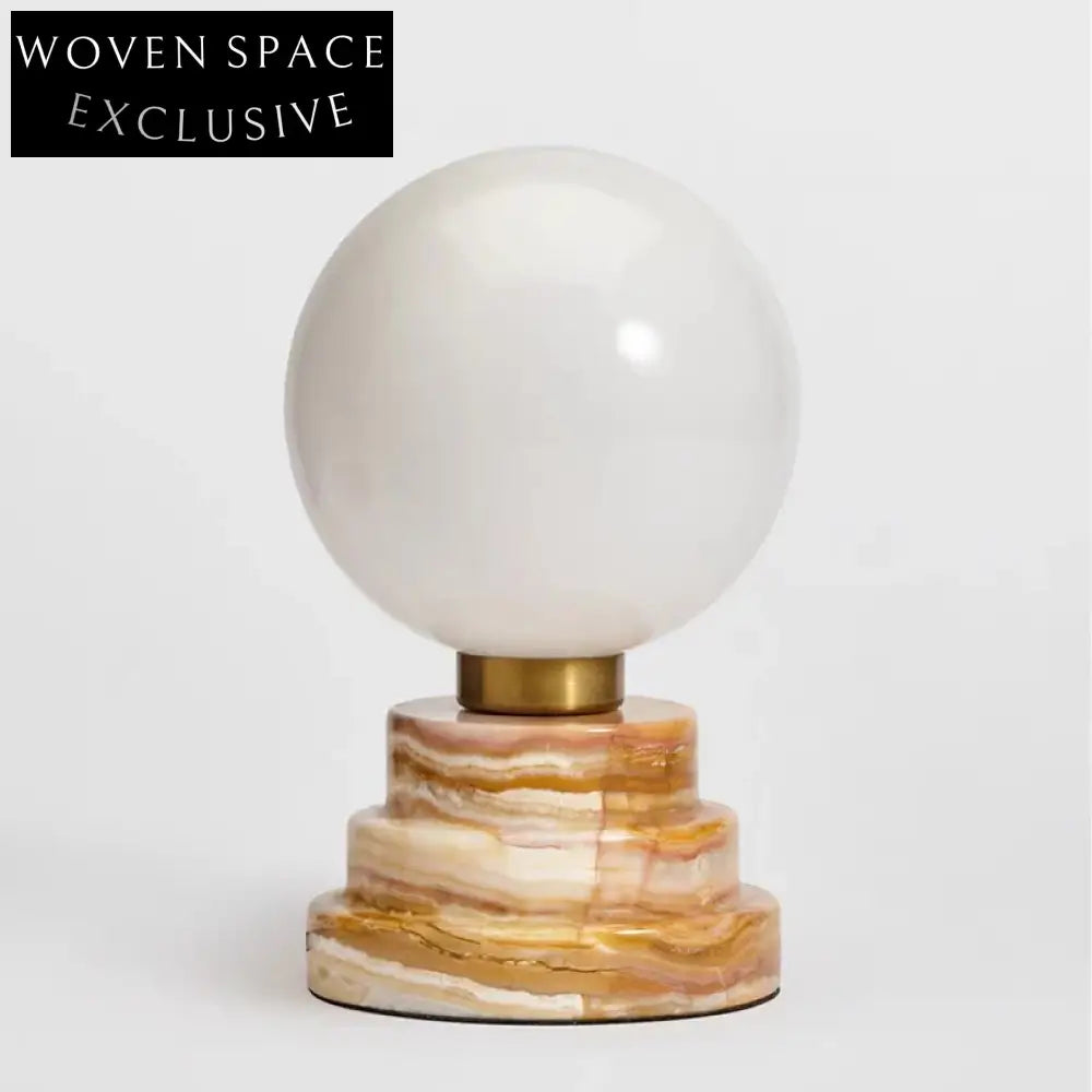 Elegant LED Marble Table Lamp for Modern Bedroom & Cafe Lighting