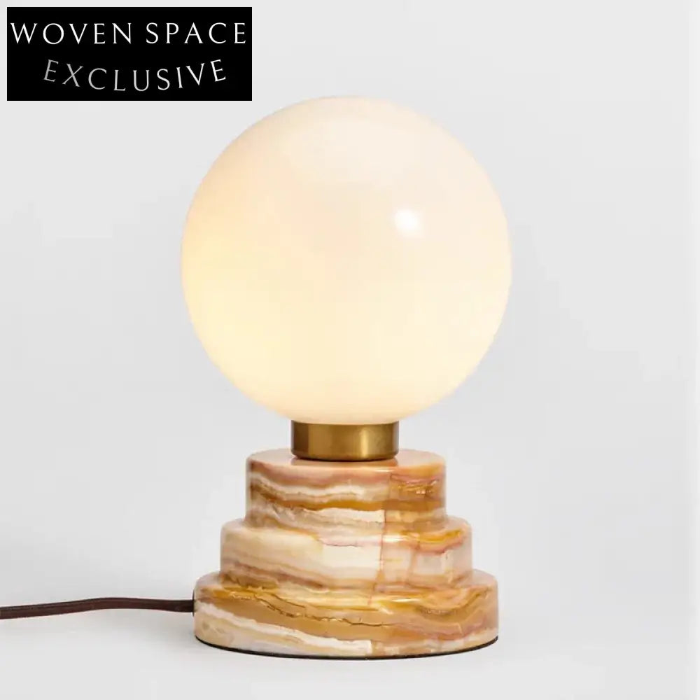 Elegant LED Marble Table Lamp for Modern Bedroom & Cafe Lighting