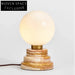 Elegant LED Marble Table Lamp for Modern Bedroom & Cafe Lighting