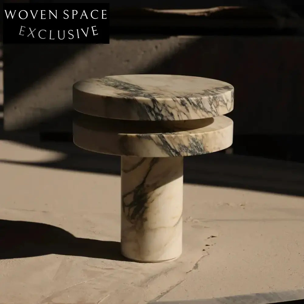 Elegant LED Natural Marble Accent Lamp for Modern Home Decor and Reading