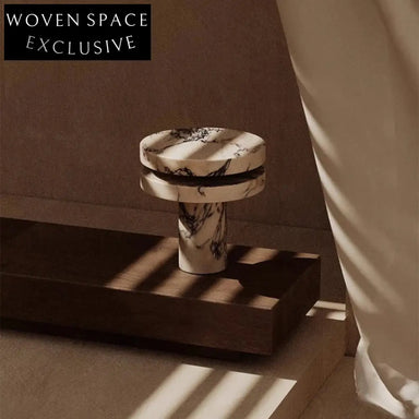 Elegant LED Natural Marble Accent Lamp for Modern Home Decor and Reading