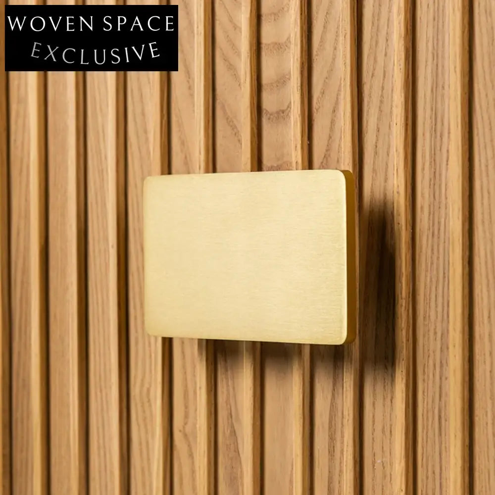 Elegant Light Oak Wall Hung Floating Bathroom Vanity