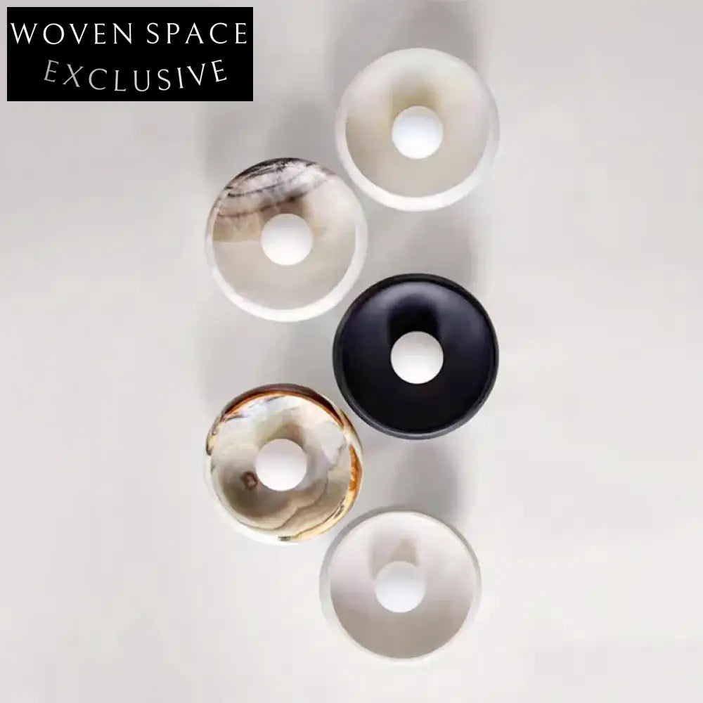 Elegant Marble LED Wall Sconce for Bedroom, Study, Home Decor Lamp