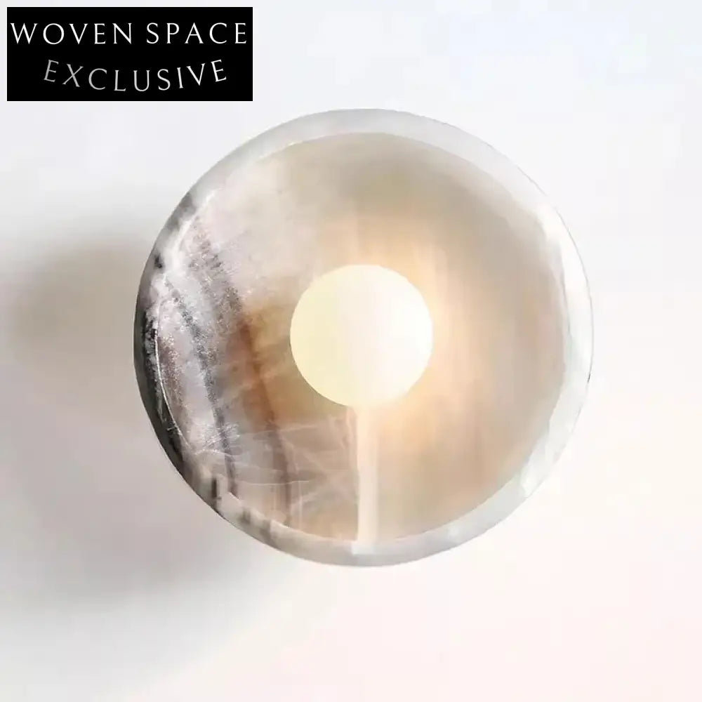 Elegant Marble LED Wall Sconce for Bedroom, Study, Home Decor Lamp