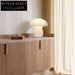 Elegant Marble Mushroom Table Lamp - Modern Living Room Bedroom Nightstand Light
