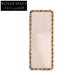 Elegant Marble Spliced Full-Length Floor Mirror for Modern Home Decor