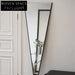 Elegant Metal Frame Triangle Floor Mirror for Bedroom Dressing Room
