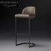 Elegant Metal Frame Velvet Upholstered Tall Counter Height Bar Stool