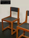 Authentic André Sornay Mid-Century Modern Dining Chair, Dark Grey Seat, 1960s French Design