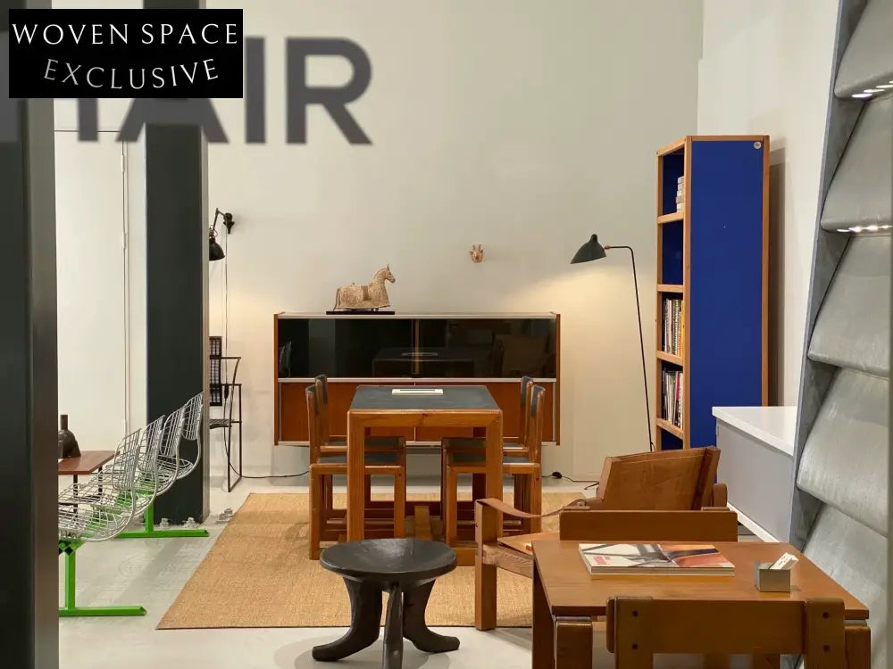 Authentic André Sornay Mid-Century Modern Dining Chair, Dark Grey Seat, 1960s French Design