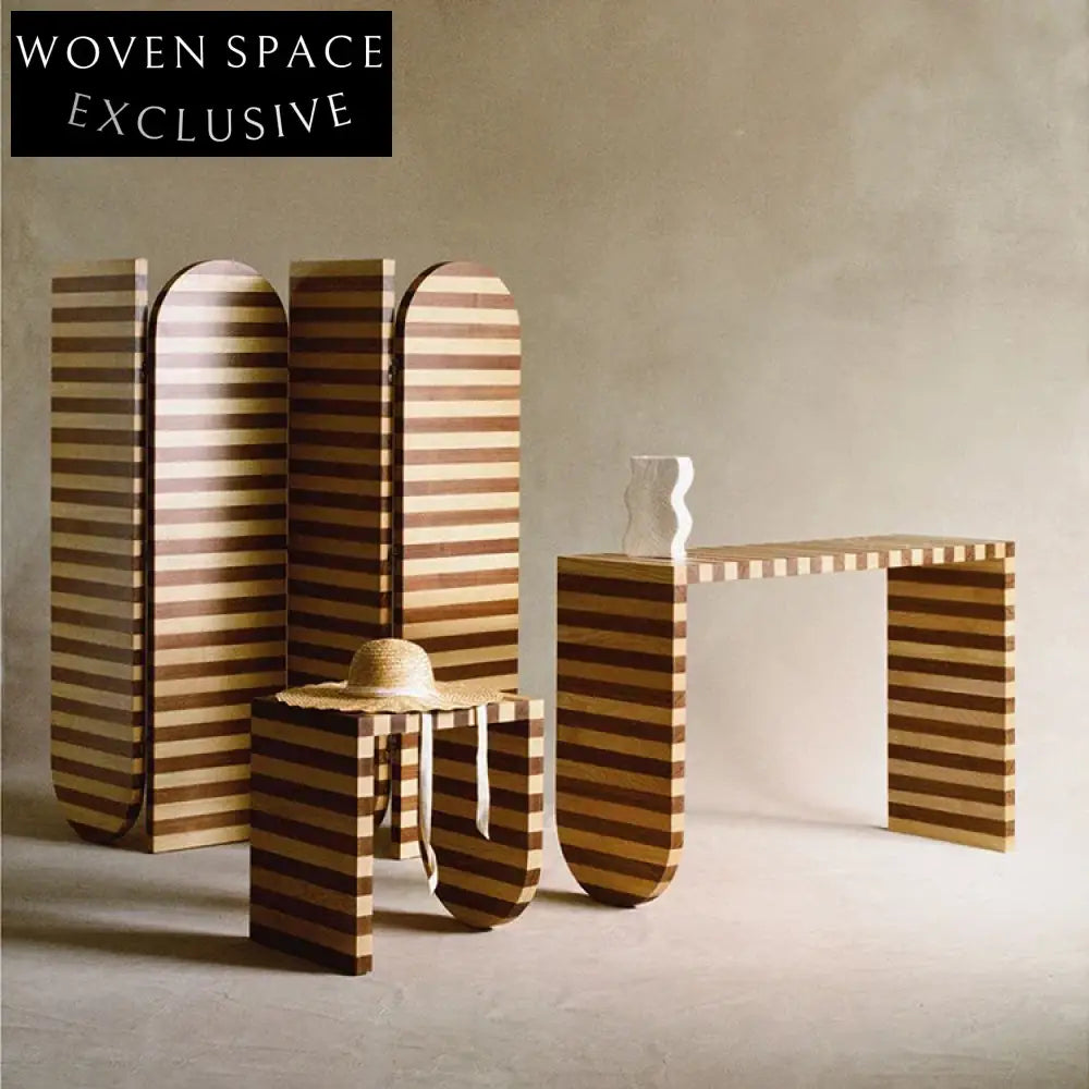 Elegant Mid-Century Solid Walnut Wood Entryway Hallway Sofa Console Table