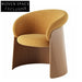 Elegant Minimalist Solid Wood Dining Chair with Plush Fabric Upholstery