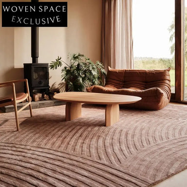 Elegant Minimalist Striped Area Rug for Modern Living Spaces