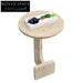 Elegant Minimalist Travertine Stone Round Side Table for Modern Homes