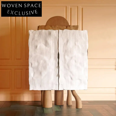 Elegant Modern 2-Drawer Wooden Cabinet for Luxury Living Room Storage