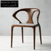 Elegant Modern Ash Wood Dining Chair with Comfortable PU Leather Seat Chair