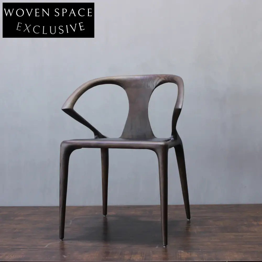 Elegant Modern Ash Wood Dining Chair with Comfortable PU Leather Seat Chair