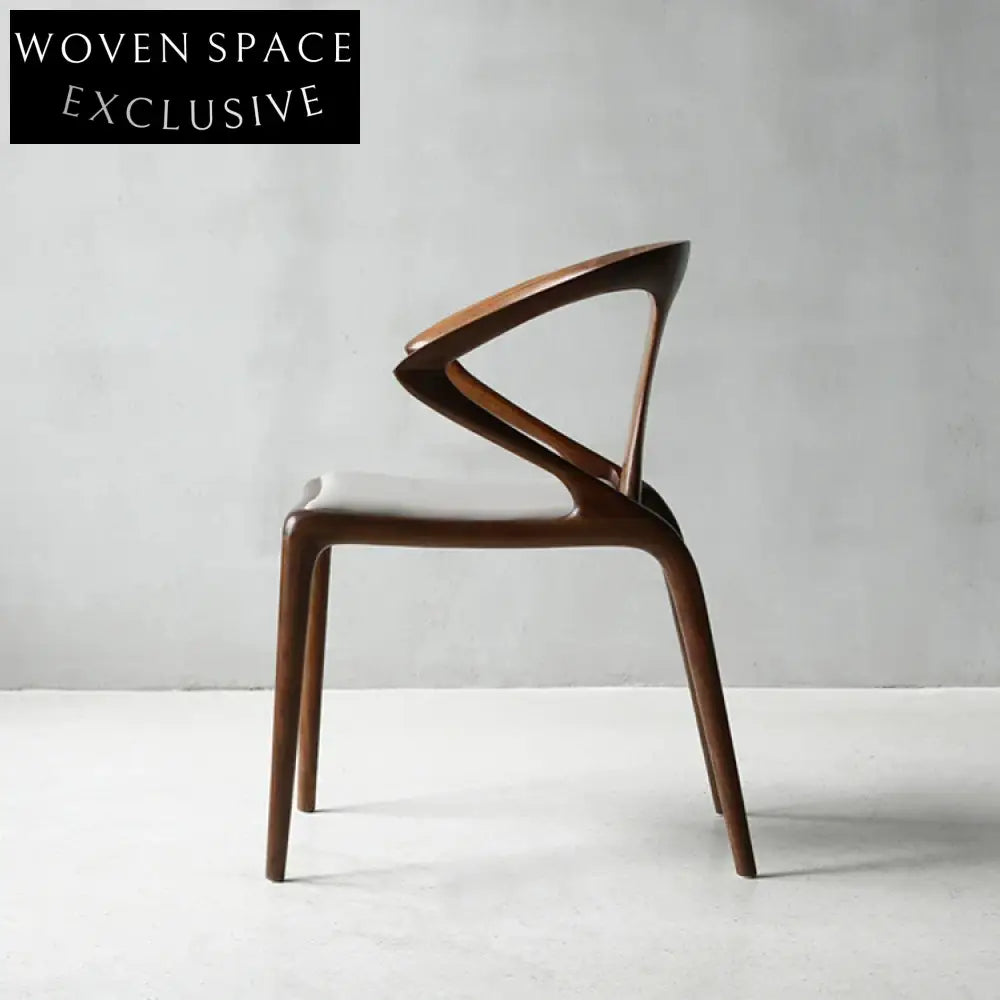 Elegant Modern Ash Wood Dining Chair with Comfortable PU Leather Seat Chair