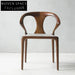 Elegant Modern Ash Wood Dining Chair with Comfortable PU Leather Seat Chair