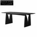 Elegant Modern Ash Wood Dining Table: Rectangular Workbench for Home & Cafe