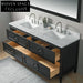 Elegant Modern Bathroom Vanity Cabinet with Soft-Close Drawers, Plywood Construction