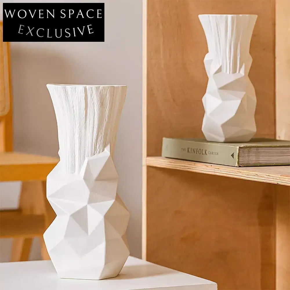 Elegant Modern Ceramic Flower Vase for Home Decor, Wedding, Hotel Display