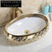 Elegant Modern Ceramic Vessel Sink, Countertop Lavabo Basin for Bathroom Vanity