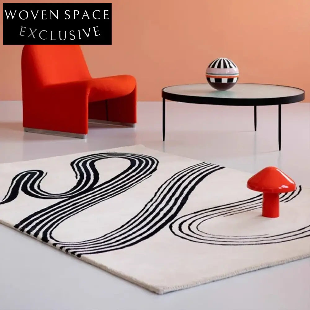 Elegant Modern Chinese Style Area Rug for Living Room Bedroom Decor Carpet