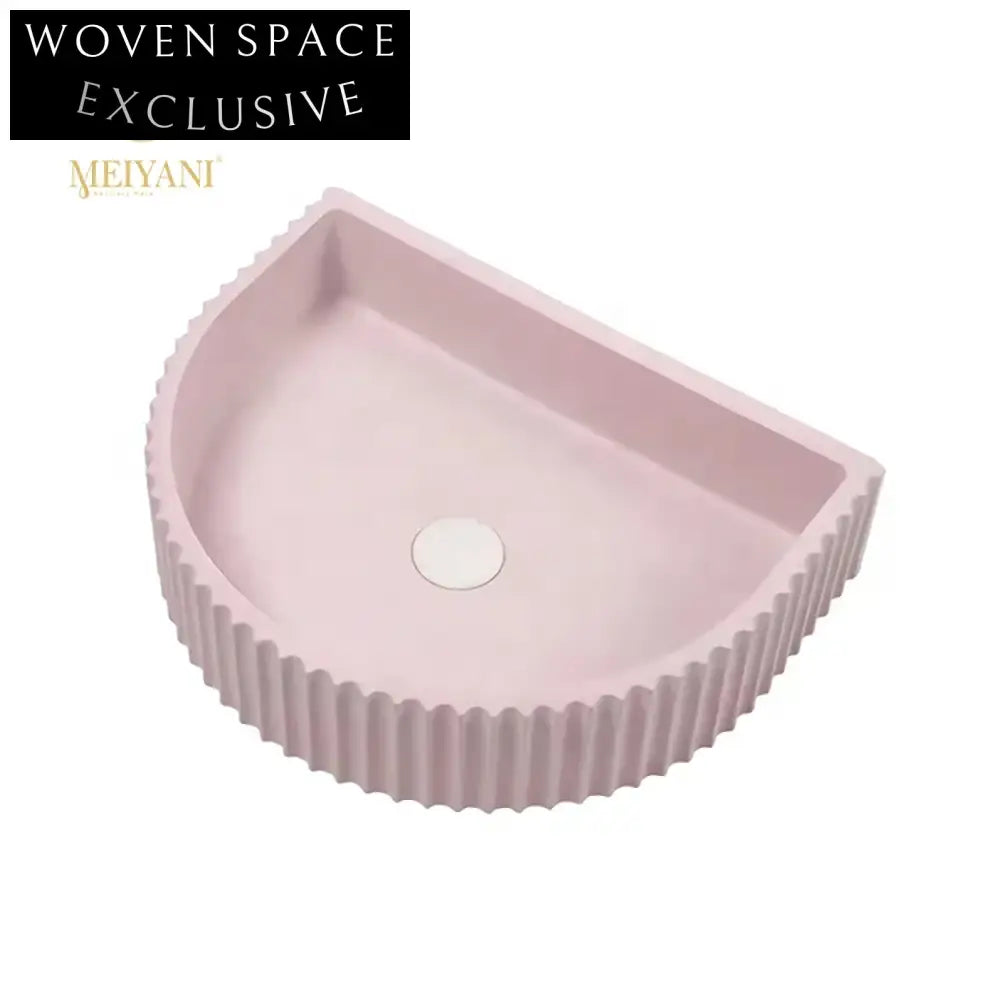 Elegant Modern Concrete Wall-Hung Vessel Bathroom Sink for Stylish Design Spaces
