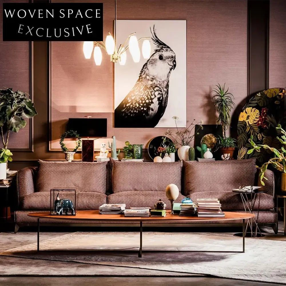 Elegant Modern Curved Sectional Sofa - Customizable Comfort & Style