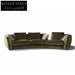 Elegant Modern Curved Sectional Sofa - Customizable Comfort & Style