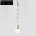 Elegant Modern Decorative Chain LED Pendant Light Fixture for Living Room