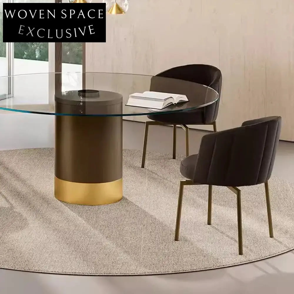 Elegant Modern Dining Armchair with Gold Stainless Steel and White PU Leather
